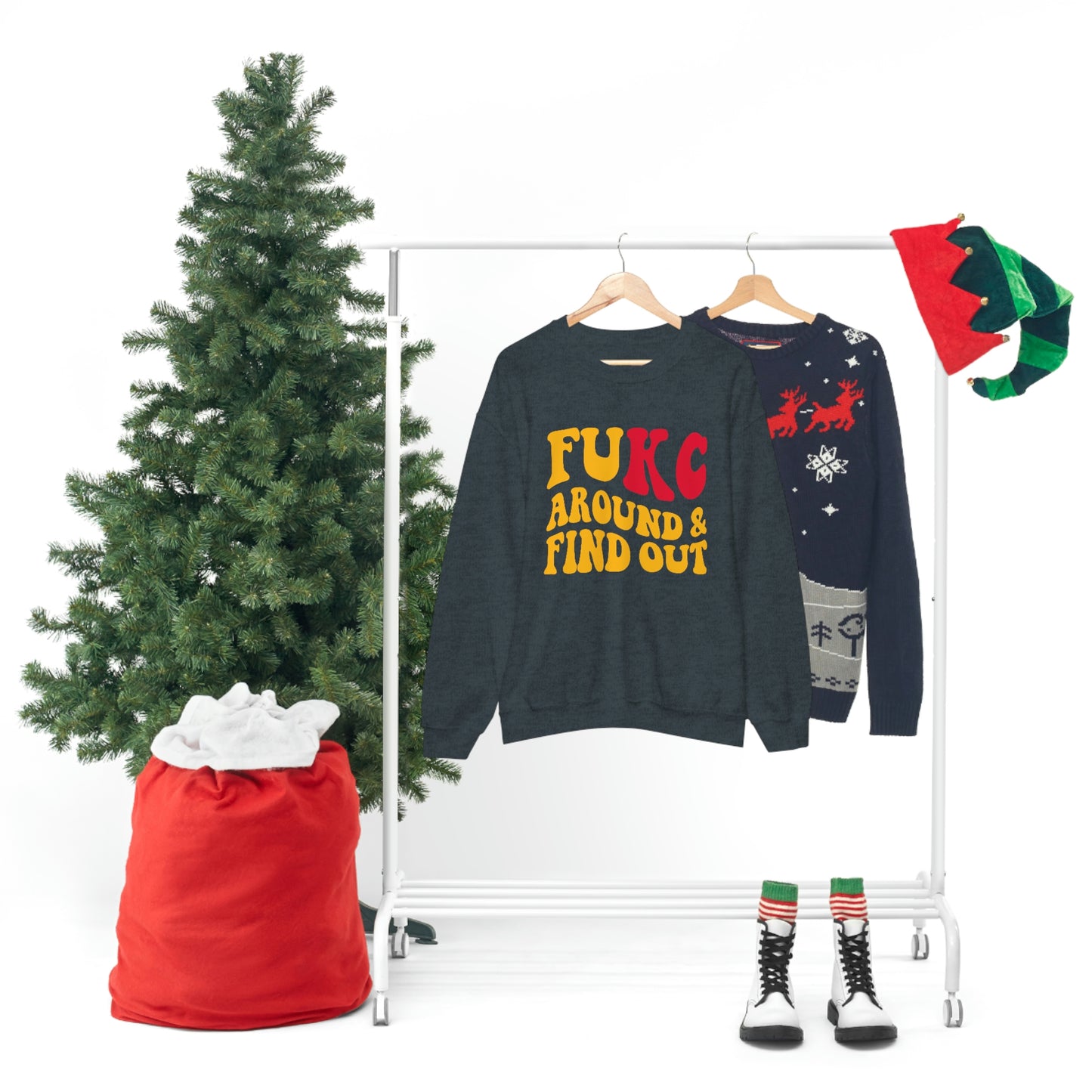 FU KC | Around and Find out | Kansas City Chiefs | Unisex Sweatshirt
