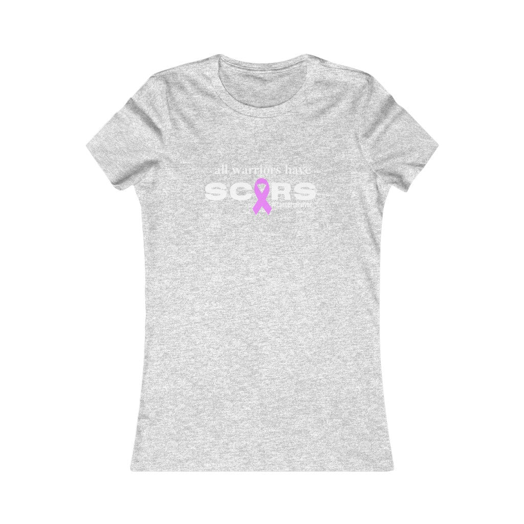 All Warriors Have Scars | Cancer Survivor | Cancer Warrior | Ladies Tee
