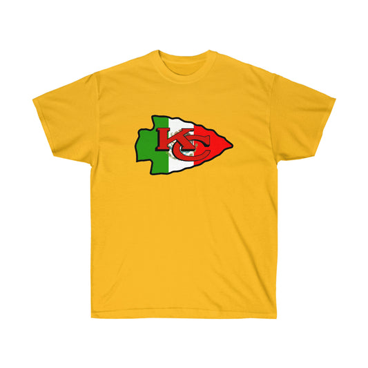 KC Chiefs Arrowhead | Kansas City Chiefs | Mexican Flag | Unisex Tshirt