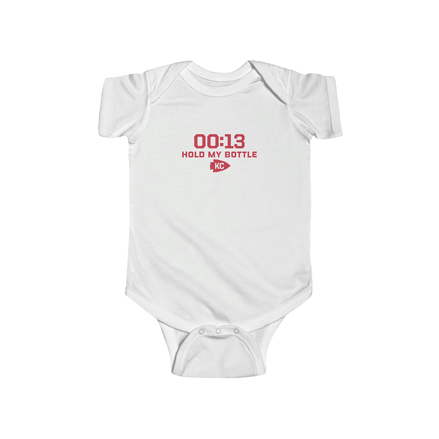 Hold My Bottle | Hold my beer | Mahomes | Kansas City Chiefs | Infant Bodysuit