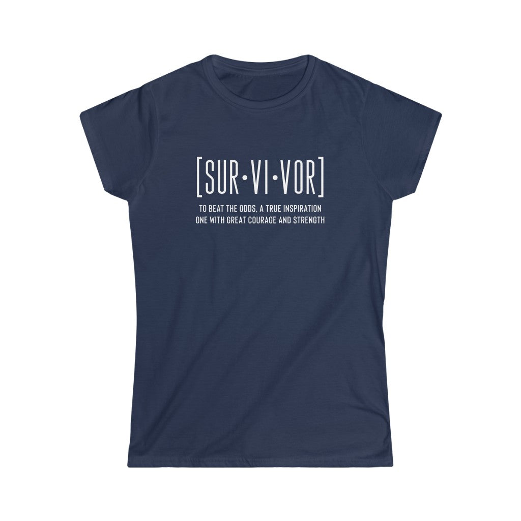 SURVIVOR | Cancer Warrior | Cancer Survivor | Women's Short Sleeve Tee