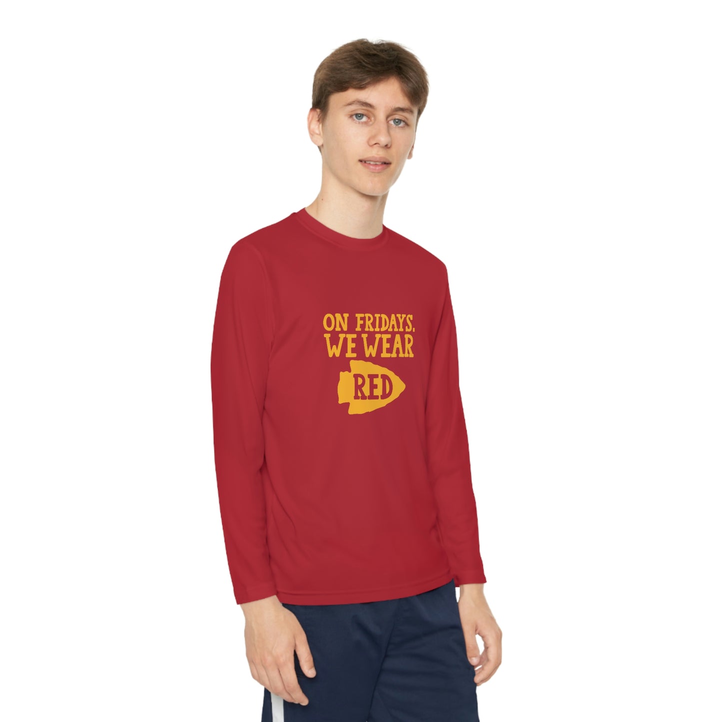 Red Friday | Kansas City Chiefs | Youth Long Sleeve Tee