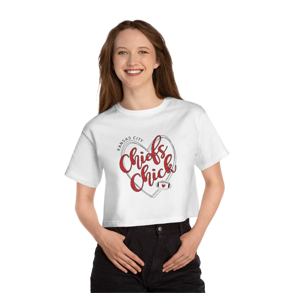 Chiefs Chief Cropped T-Shirt | Kansas City Chiefs Ladies Cropped Tee