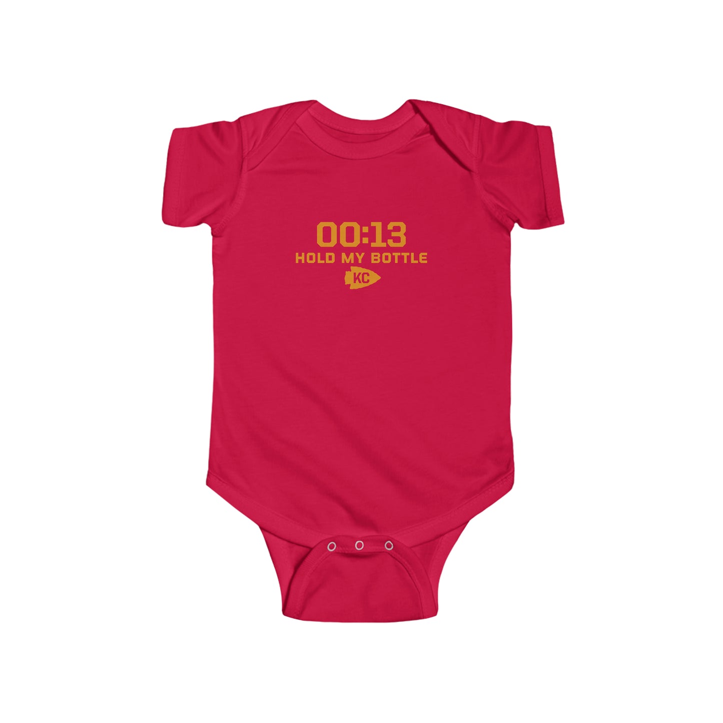 Hold My Bottle | Hold my beer | Mahomes | Kansas City Chiefs | Infant Bodysuit