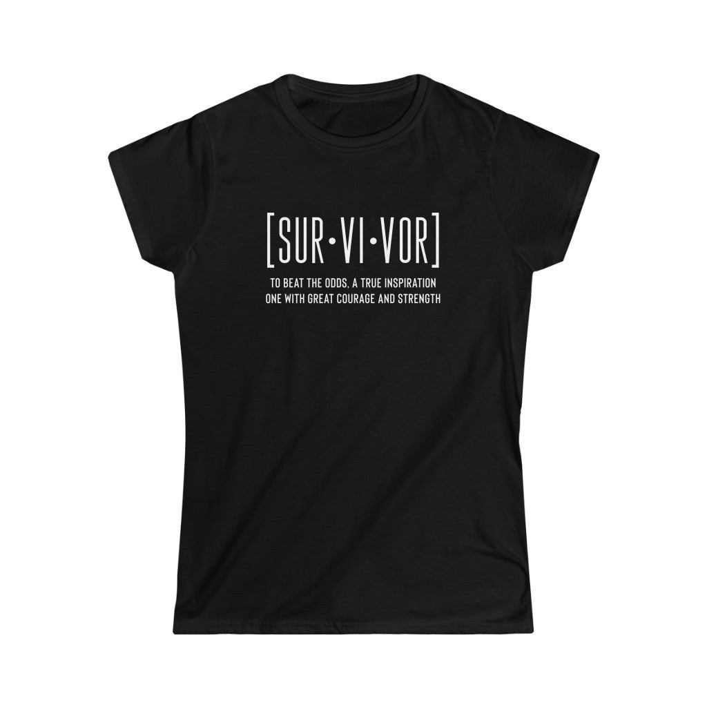 SURVIVOR | Cancer Warrior | Cancer Survivor | Women's Short Sleeve Tee