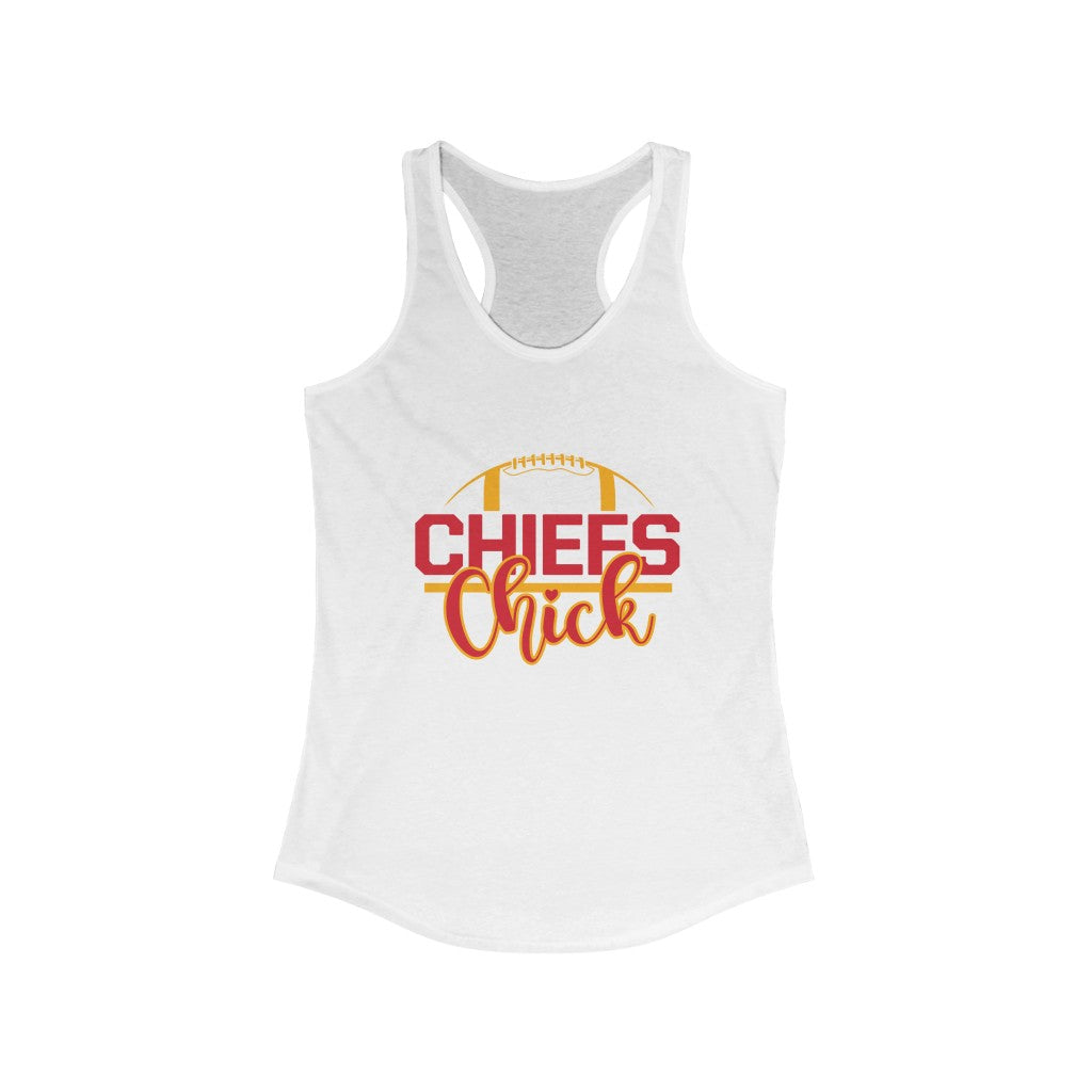 Kansas City Football Tank | Chiefs ChickRacerback Tank