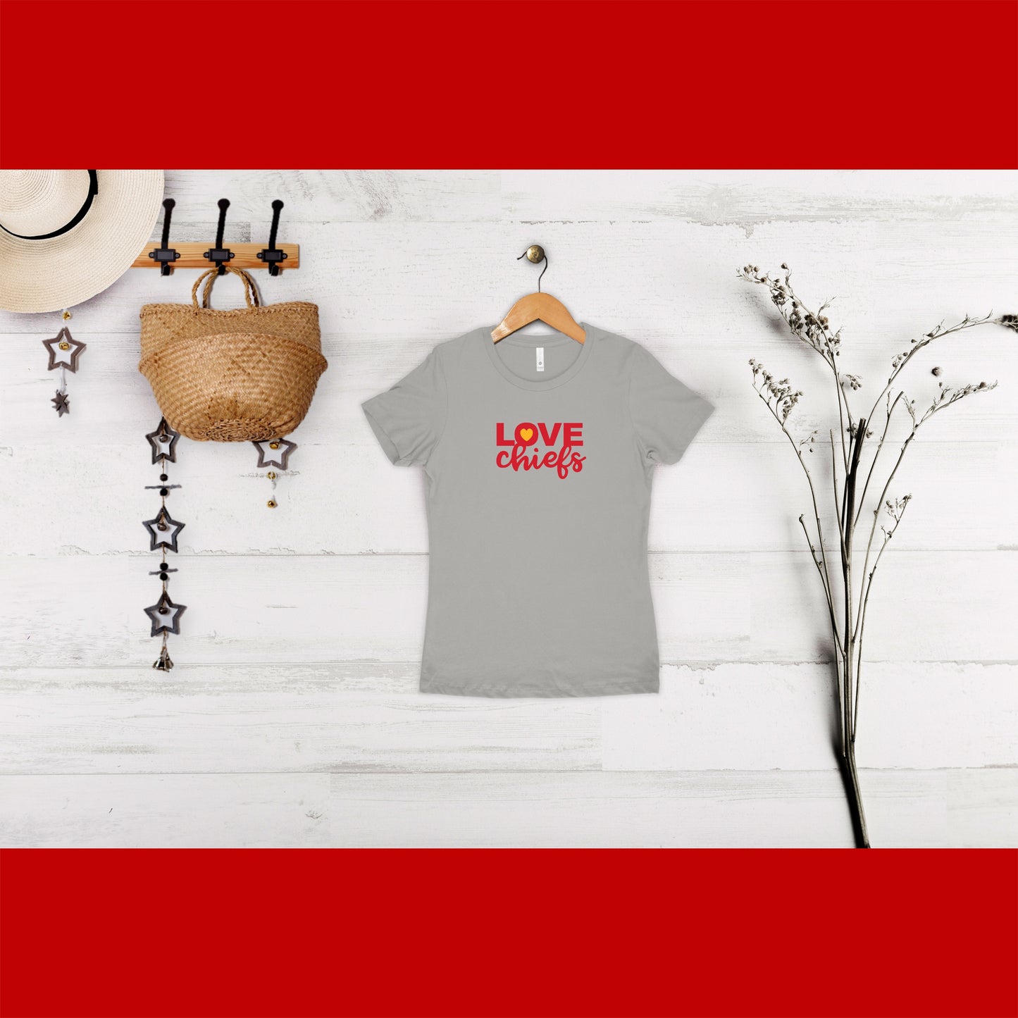 I Love Chiefs Ladies Tee | Love Chiefs | Kansas City