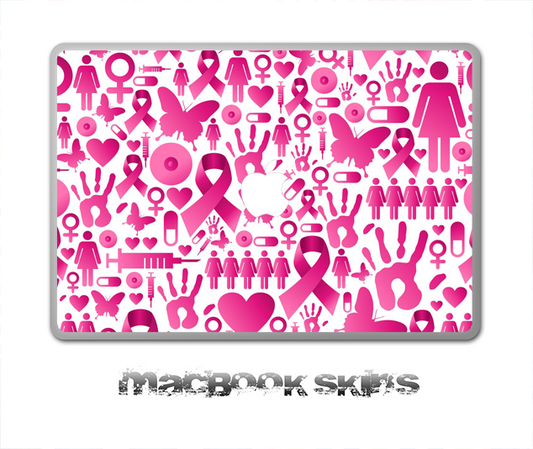 Breast Cancer Awareness V2 Skin for the 11, 13 or 15 inch MacBook