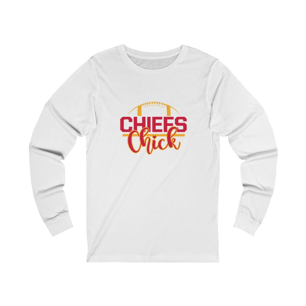 Kansas City Heart Long Sleeve Tee | Chiefs Chick | KC Football | Unisex Tee