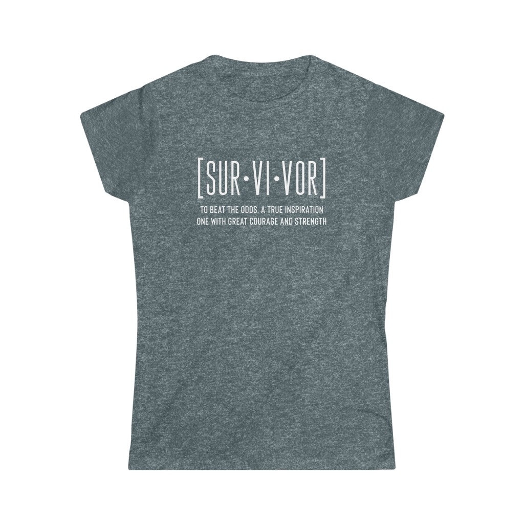 SURVIVOR | Cancer Warrior | Cancer Survivor | Women's Short Sleeve Tee