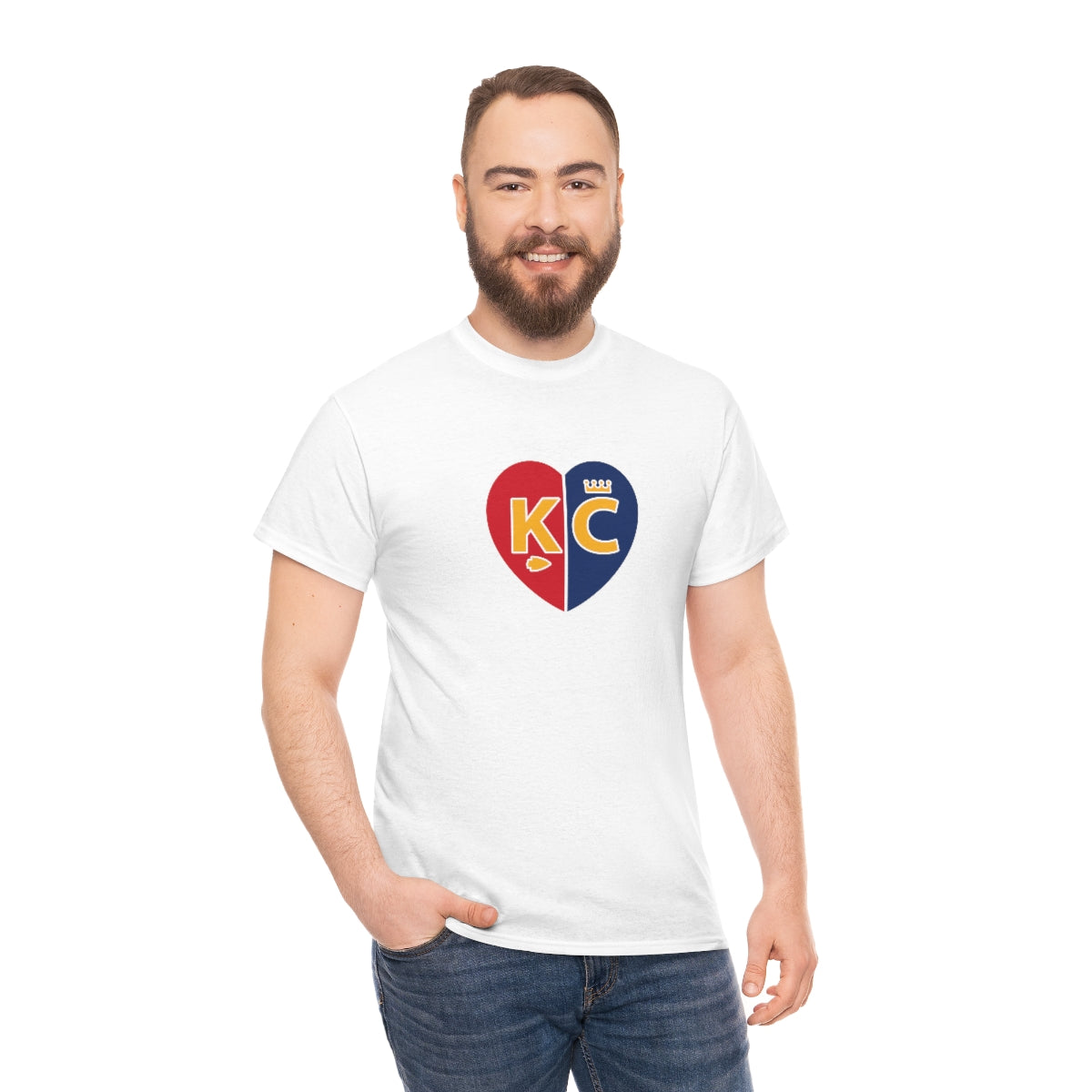 I Love KC | Royals and Chiefs | Unisex Tee