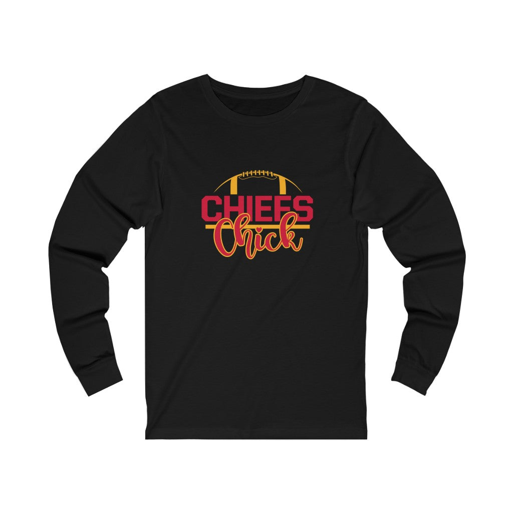 Kansas City Heart Long Sleeve Tee | Chiefs Chick | KC Football | Unisex Tee