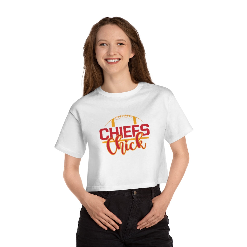 Chiefs Chick | Kansas City Chiefs | Ladies Cropped T-Shirt