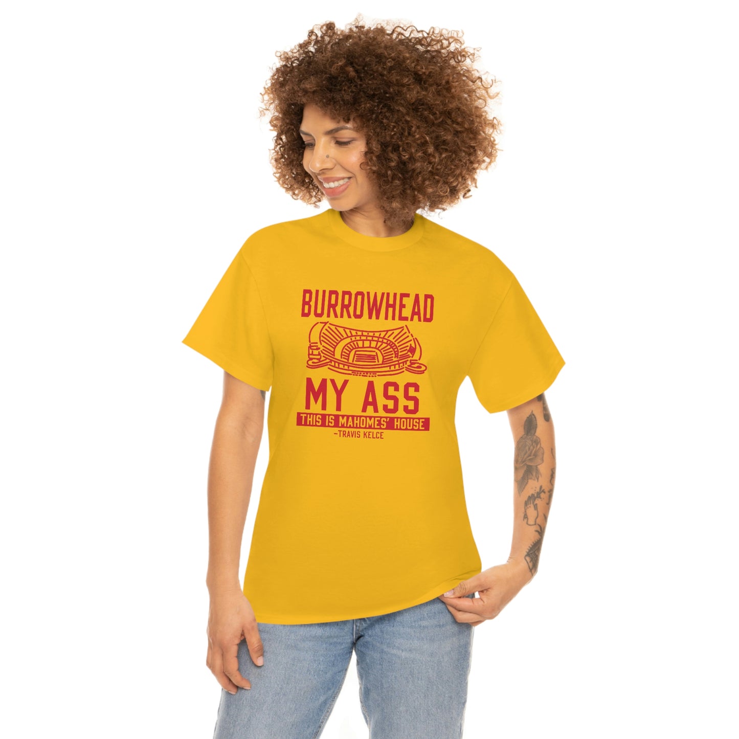 BURROWHEAD MY ASS | Mahomes House | Kansas City Chiefs | Unisex Adult Tee