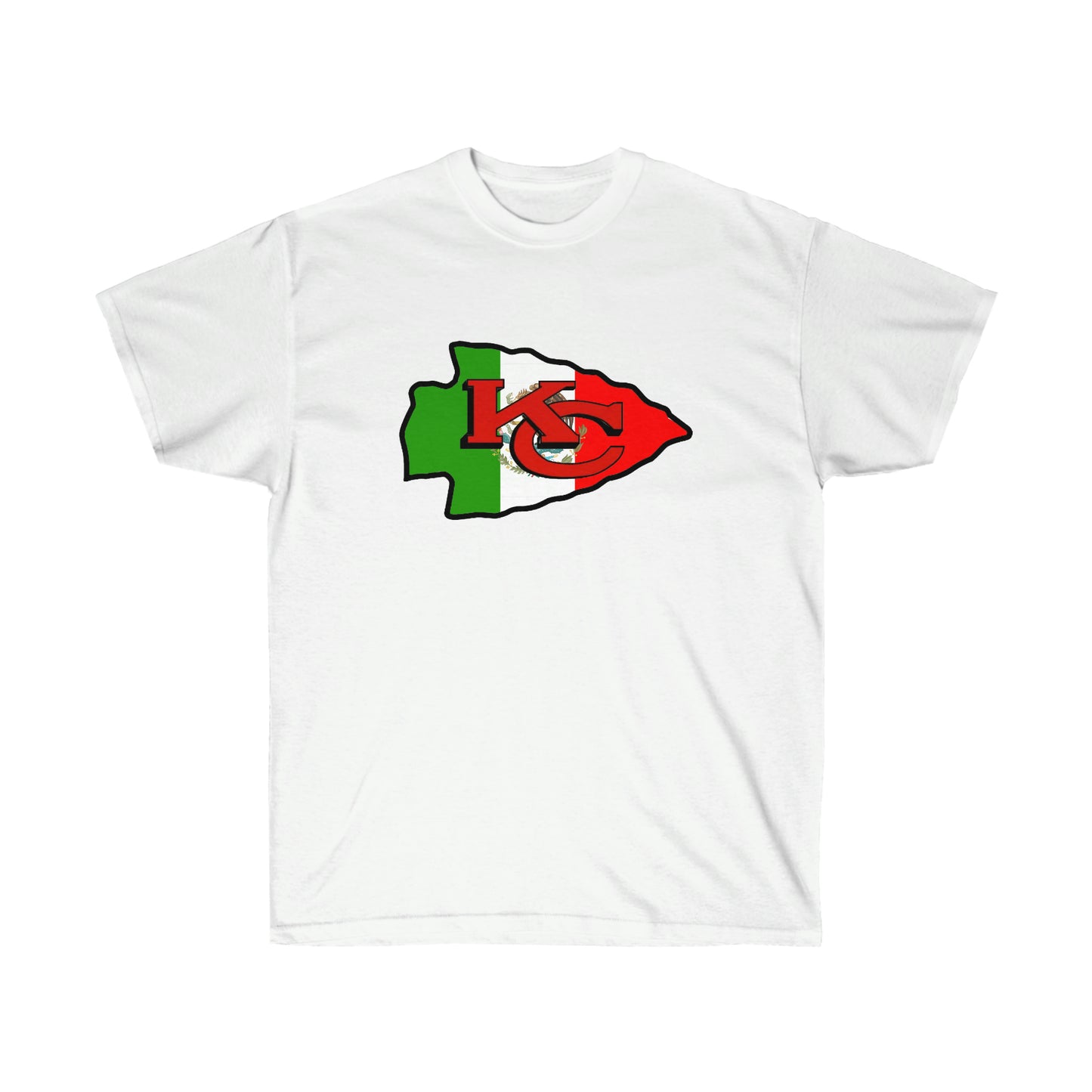 KC Chiefs Arrowhead | Kansas City Chiefs | Mexican Flag | Unisex Tshirt