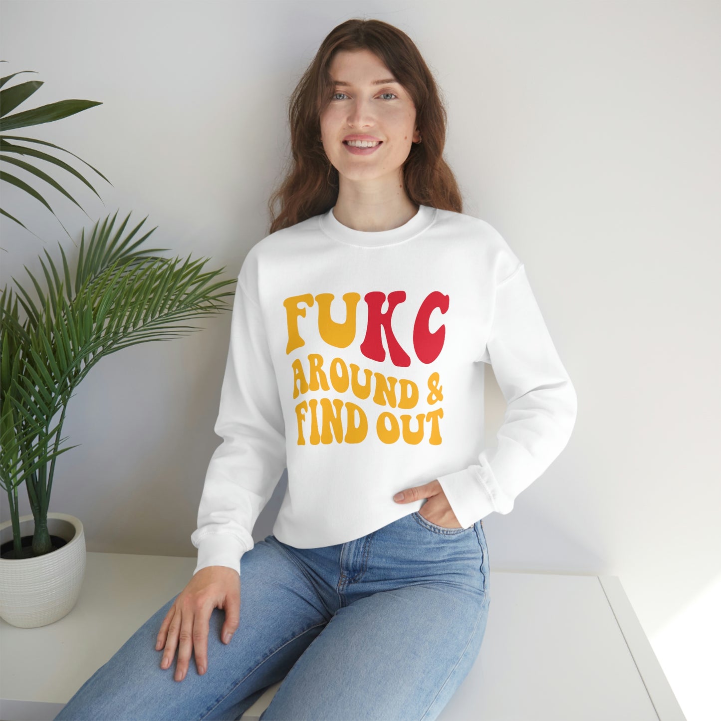 FU KC | Around and Find out | Kansas City Chiefs | Unisex Sweatshirt