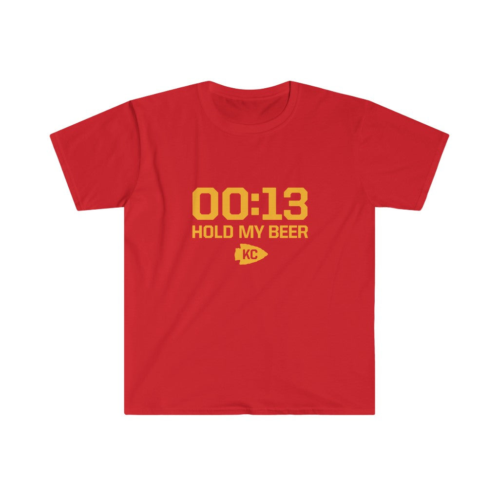 Hold my beer | Mahomes | 13 Seconds |  Unisex T-Shirt